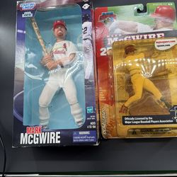 Lot Of 2 - Mark McGwire Action Figures