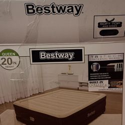 Queen Air Mattress w/ Built-In Pump – Tested