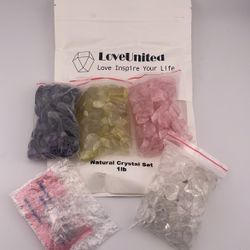 LoveUnitedLove Inspire Your LifeNatural Crystal Set 1lb