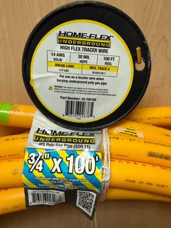 3/4 in. IPS DR 11 Underground Yellow Polyethylene Gas Pipe (~75’)