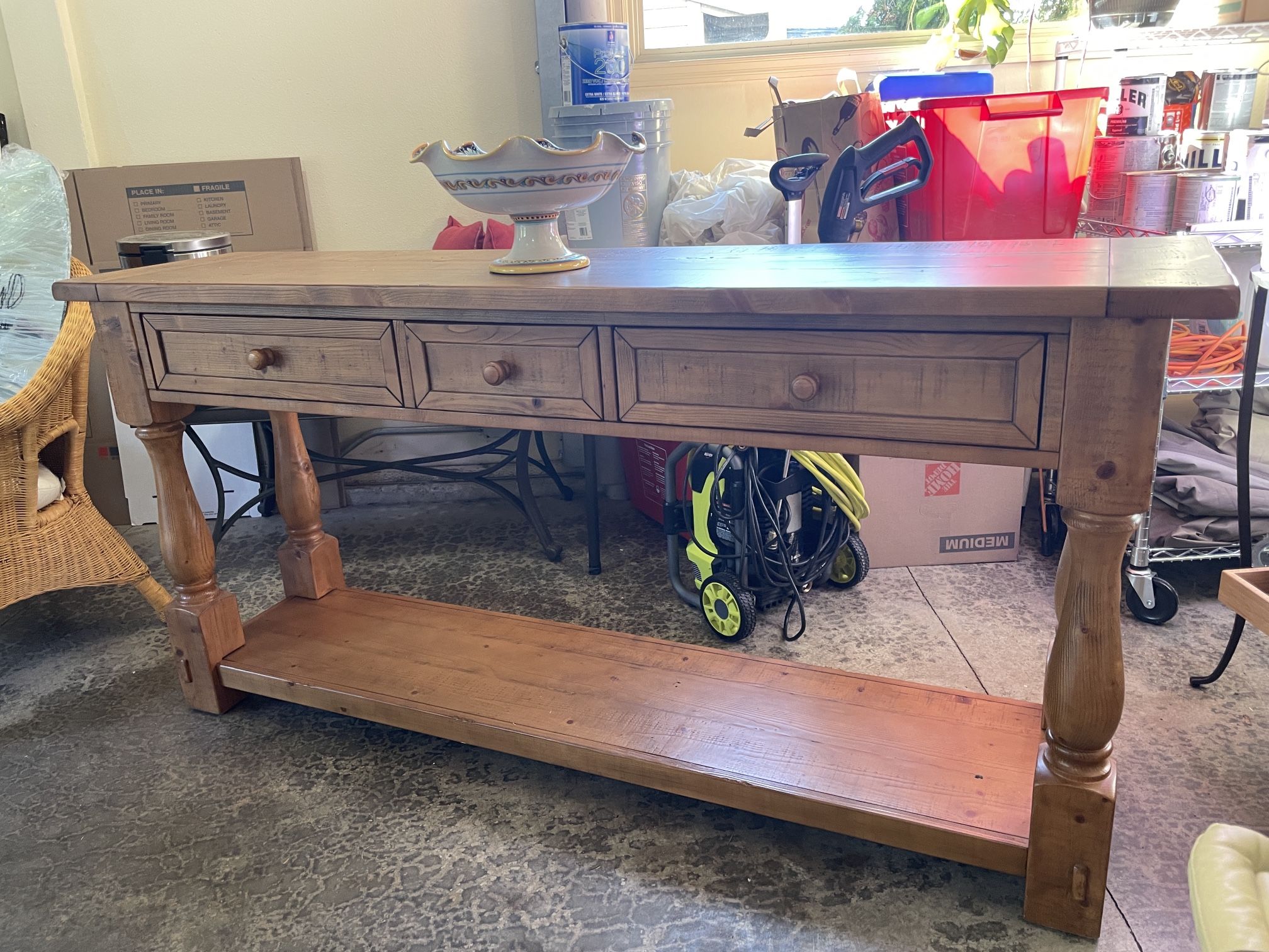 Pottery Barn Console Table