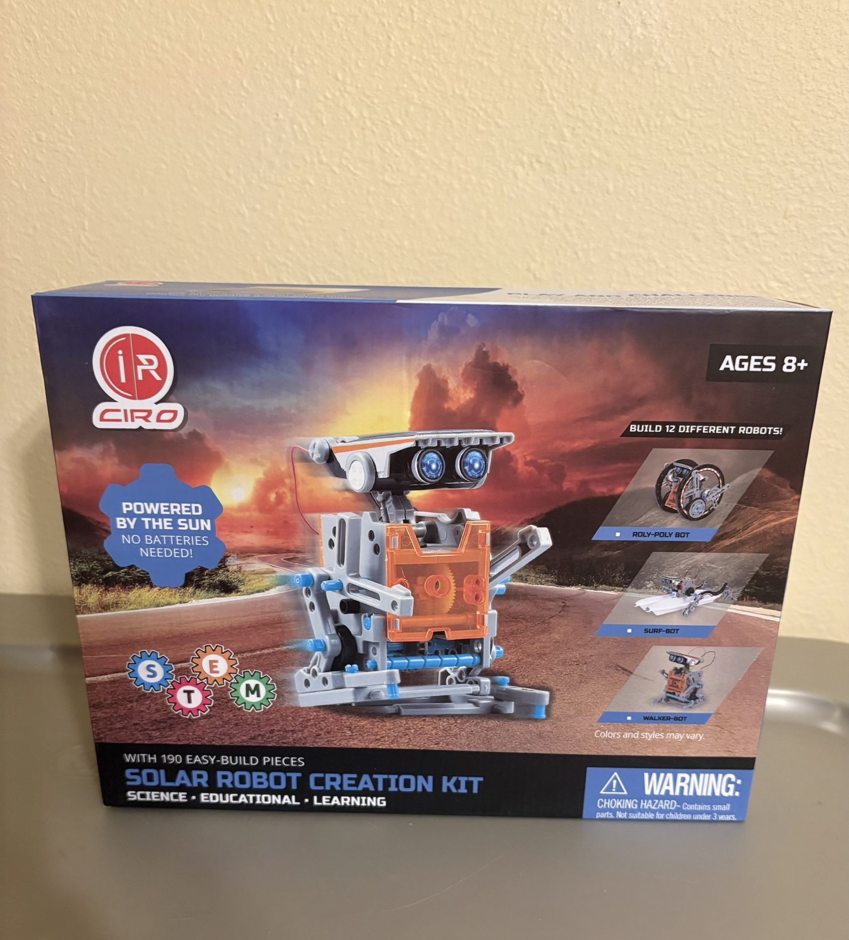 Ciro Solar Robot Creation Kit Build 12 Different Robots