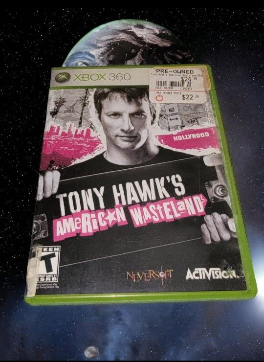 Tony Hawk's American Wasteland Microsoft Xbox 360 No Manual