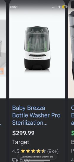 Baby Brezza Bottle Washer Pro Sterilizer