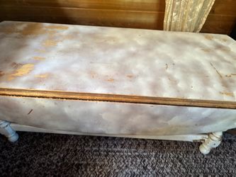 Vintage Wooden Storage Chest Coffee Table