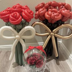 Valentines Day Flower Balloon