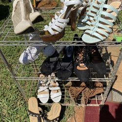 Lot Of Woman’s Size 8  Shoes  (9pair)