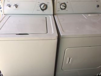 WHIRLPOOL WASHER DRYER SET WHITE EXCELLENT COND DELIVERY INSTALL OLD REMOVAL AVAILABLE