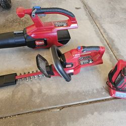 Toro Electric Leaf Blower And Hedger