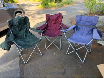 3 Camping Chairs