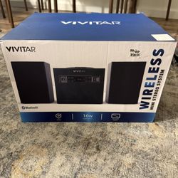 New Bluetooth Wireless Stereo System With CD VIVITAR