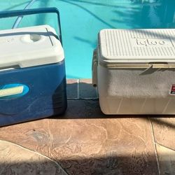 $25 each Marine Small Portable Cooler Ice Box Bin Drinks Food Boat Beach Camping Travel 