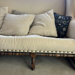Vintage High Back Couch