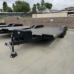 new 8.5x18 custom trailer 102wide deck 