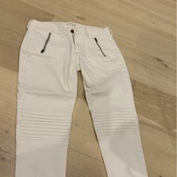Size 2 Petite White Jeans 