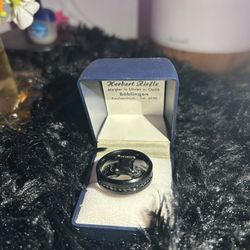 Black Titanium Couples Rings 
