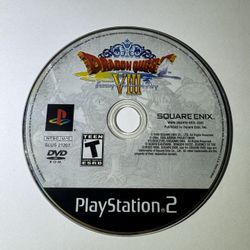 Dragon Quest VIII Journey of the Cursed King (PS2, 2005) Disc Only