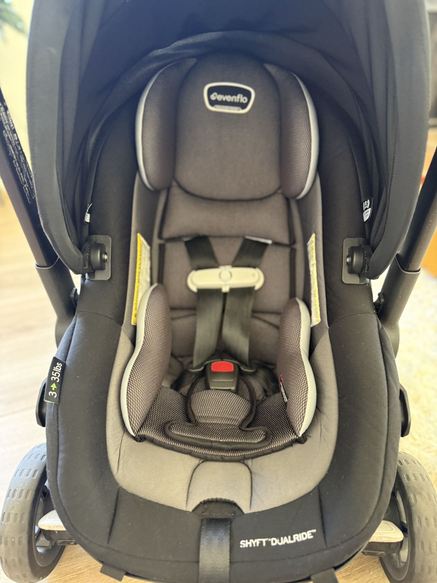 Evenflo Shyft DualRide Infant Car Seat and Stroller Combo
