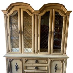 PRICE DROP Stanley Furniture Hutch / China Cabinet And Buffet Side Table