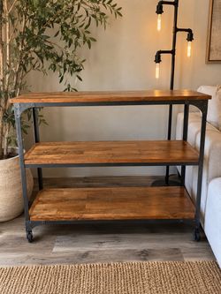 World Market Aiden 3-Shelf Console Great Condition