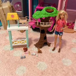 Barbie careers animal rescue play set