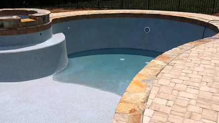 Pool plaster and tiles