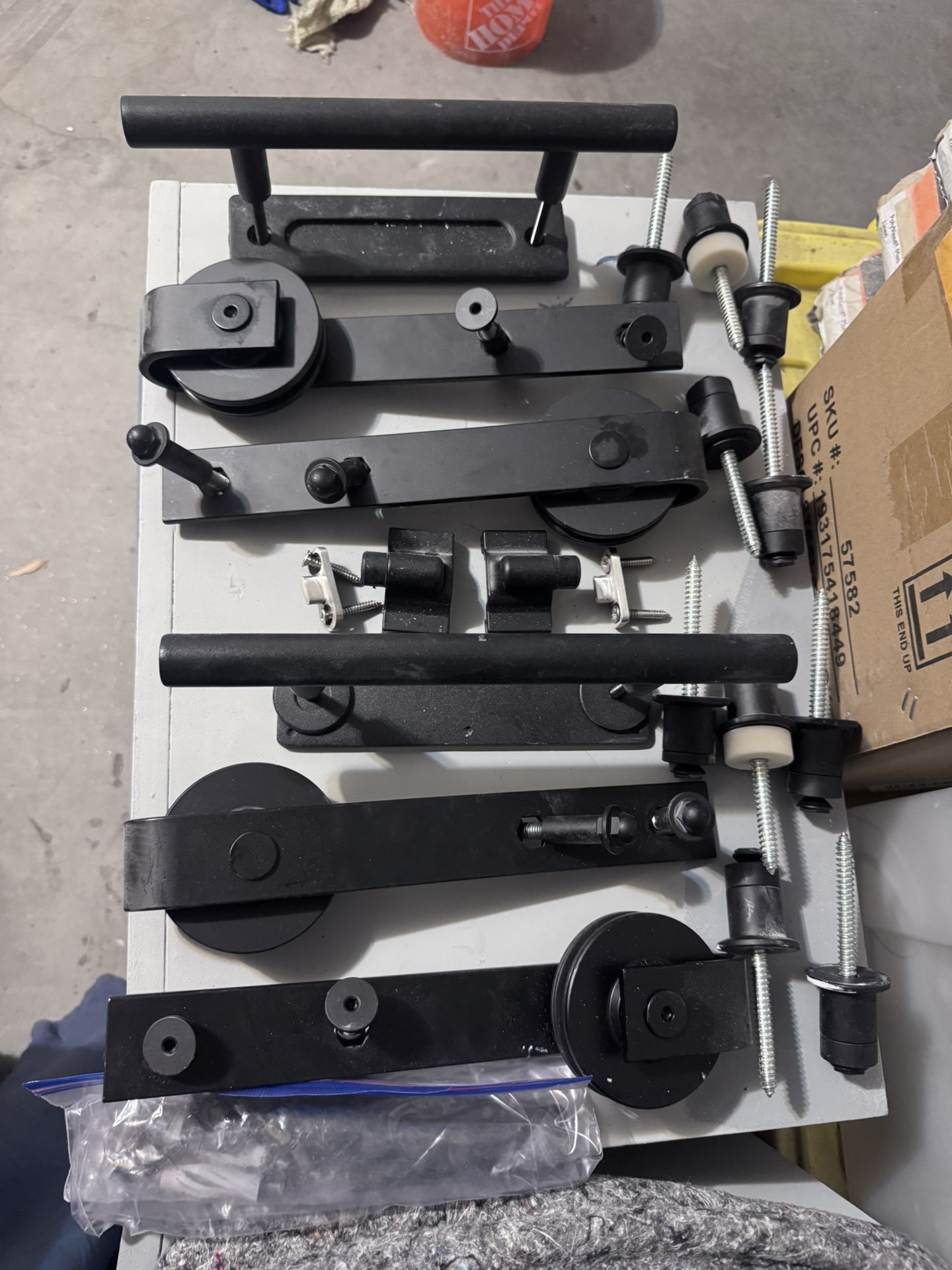 Sliding Door Hardware & Handles For 2 Doors