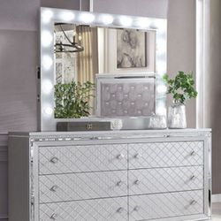 GLAM SILVER DRESSER!!🔥Visit Our Showroom📍Apply Now✅ Delivery Express🚚SPECIAL DEAL🥳🎉