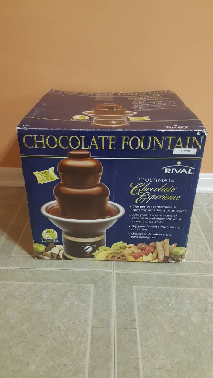 Rival cff5 chocolate fondue fountain. Brand new