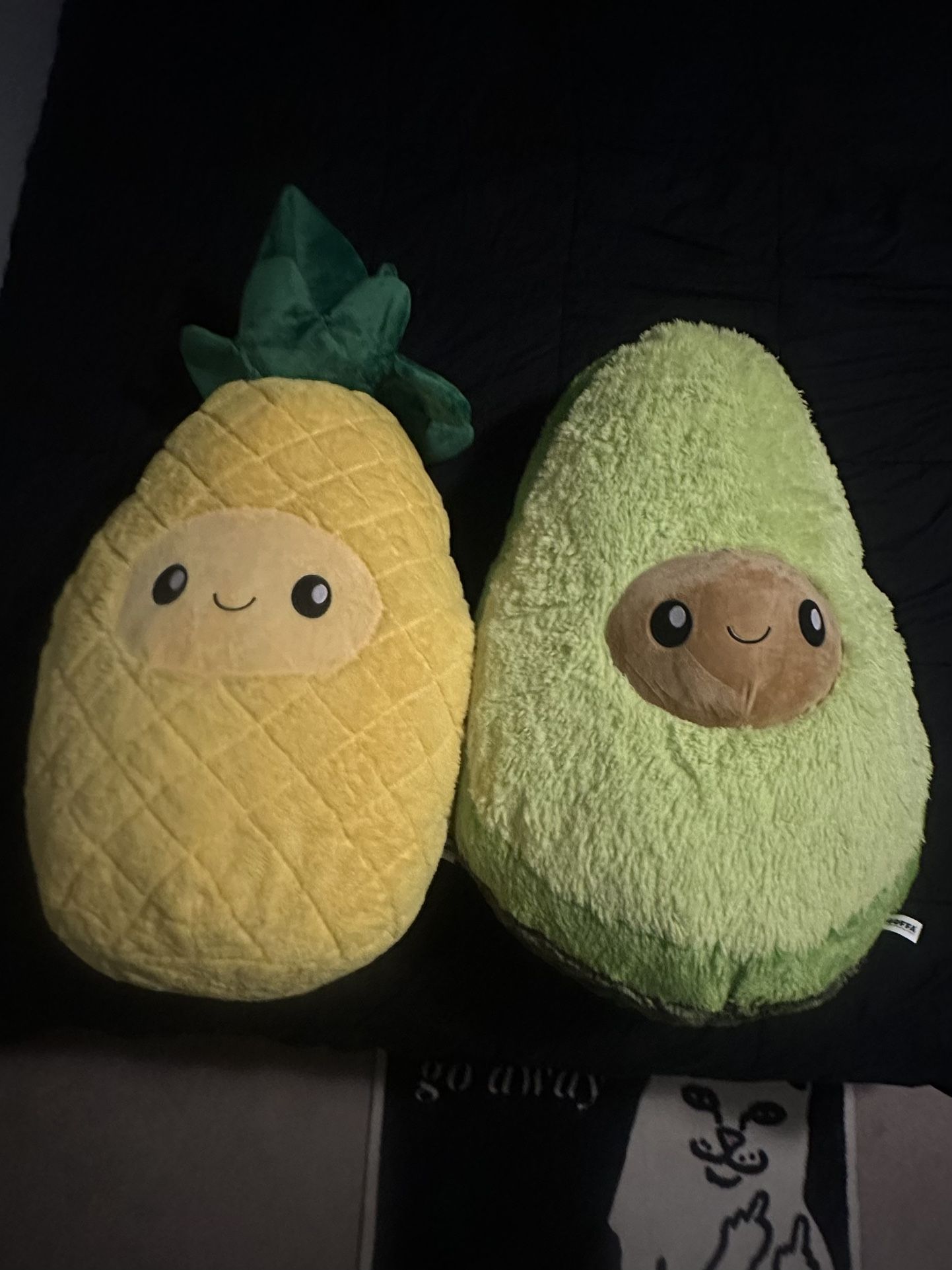 Giant Plush Avocado & Pineapple