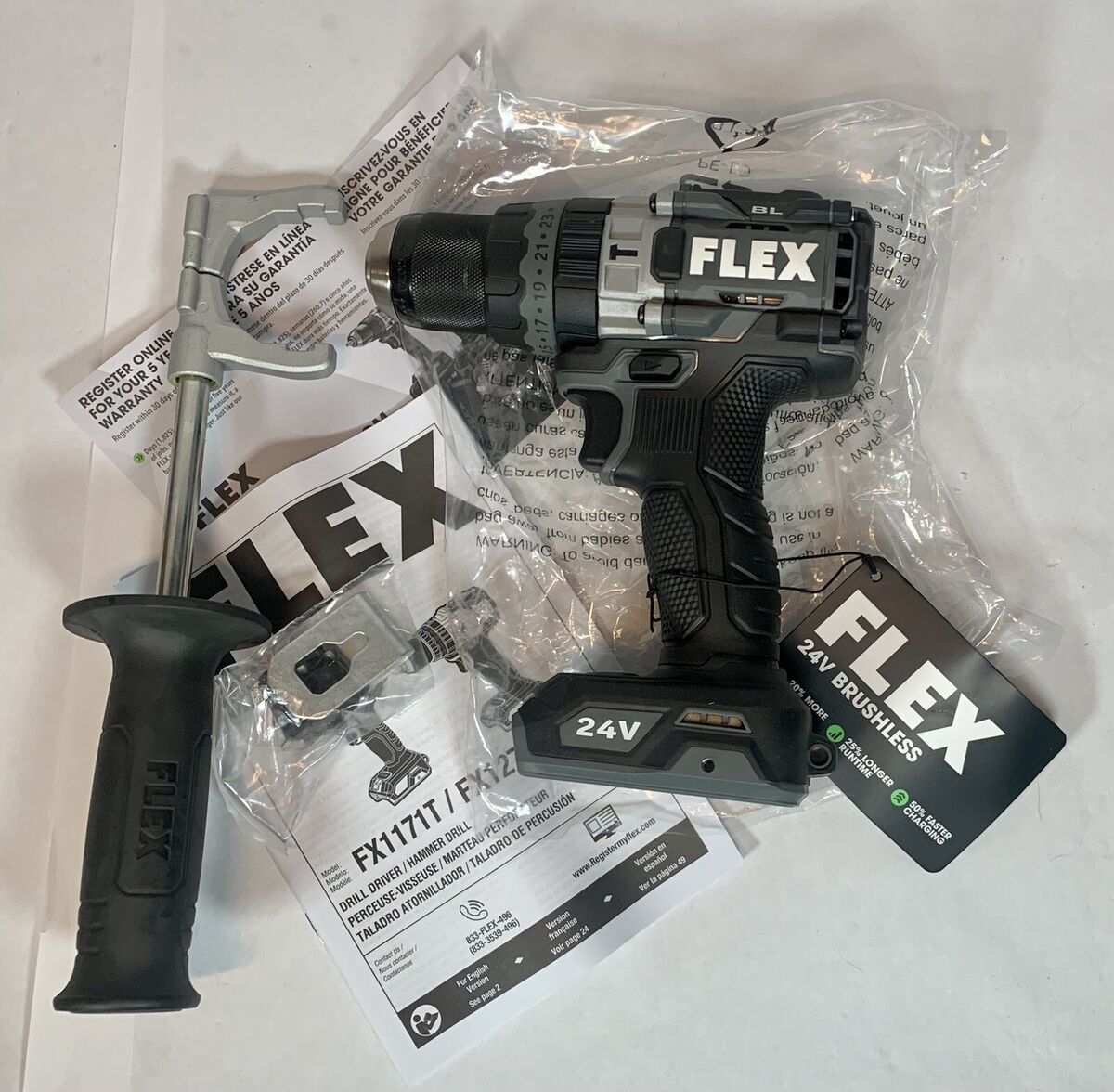 FX1271T-Z - 1/2″ 2-SPEED HAMMER DRILL WITH TURBO MODE (Tool Only)