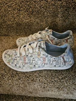 Bob's Skecher Dog Print Shoes