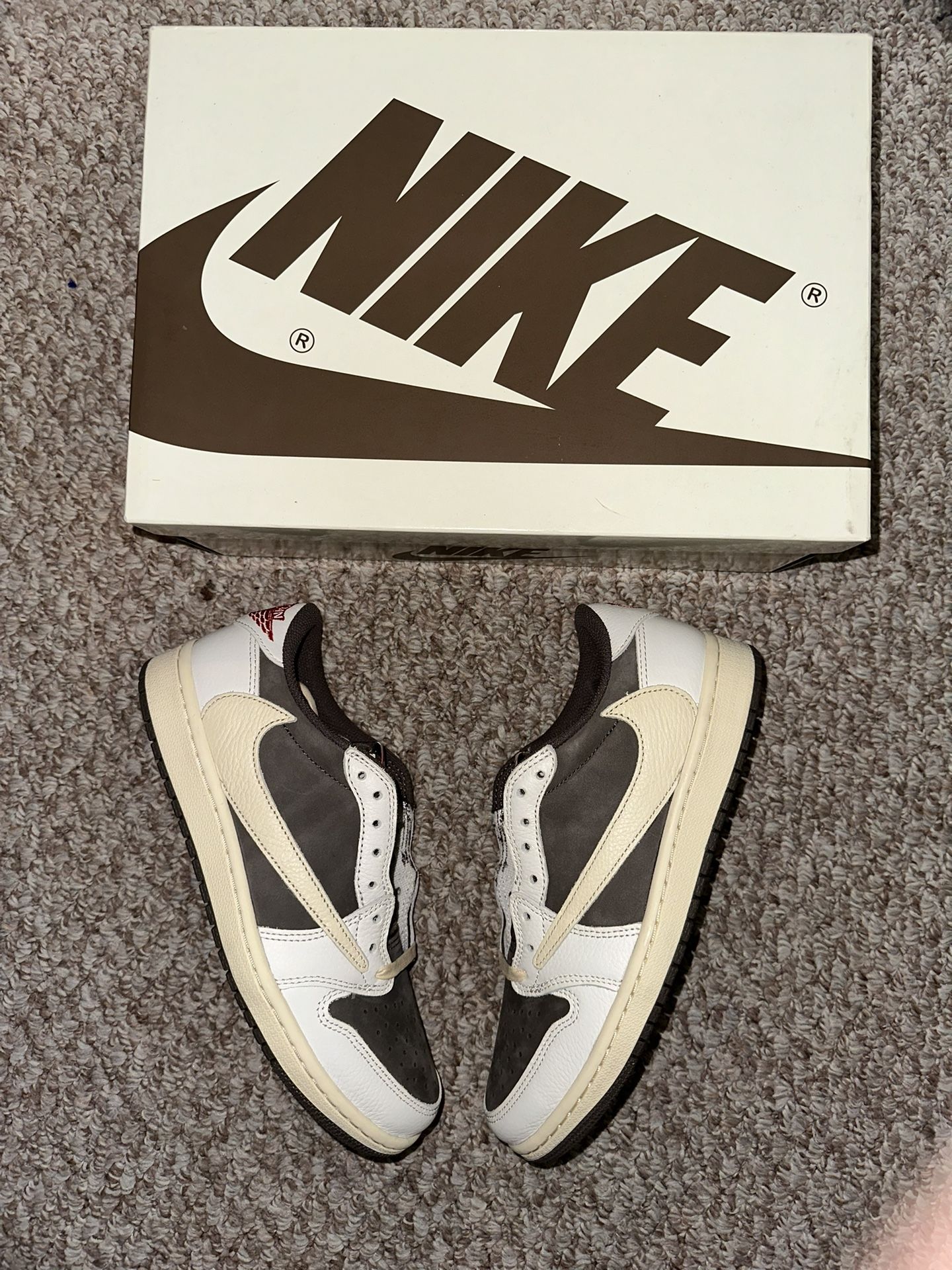 Nike Jordan 1 Low Travis Scott Og "Reverse Mocha" Size 7.5 (VNDS) ❤️🔥