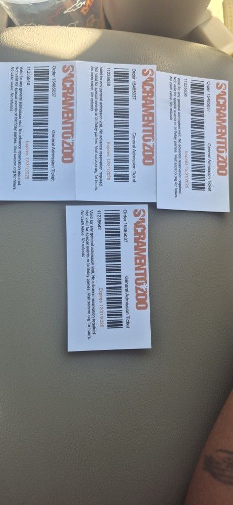Zoo Tickets 