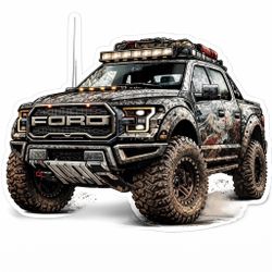 4.5” Ford Raptor Sticker Decal Car Bumper Adventure off Road Camping