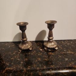 2 Vintage Candle Holders