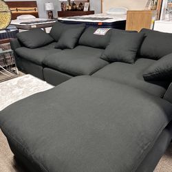 Cloud Seating Sectional! $849 🖤✨ Easy Financing!