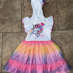 Unicorn Dress For Girls (JoJo Siwa)