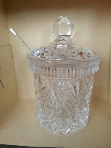 Crystal jam jar