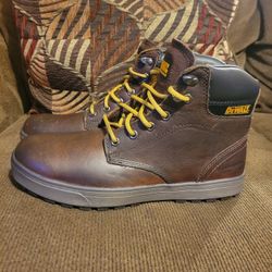 Men's DeWalt Soft Toe Work Boots Brown Size 11