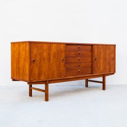 Restored 1960s Scandinavian Teak "Ulvö" Credenza by Dux
