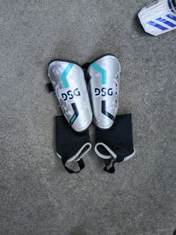 DSG Soccer Shin Guards with Ankle Straps