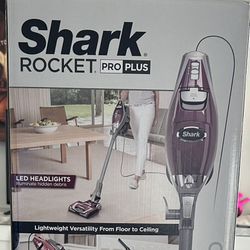 Shark Rocket Pet Plus  Vacuum w/LED Headlights, XL Dust Cup, Lightweight, Perfect for Pet Hair Pickup, Converts to a Hand Vacuum,
