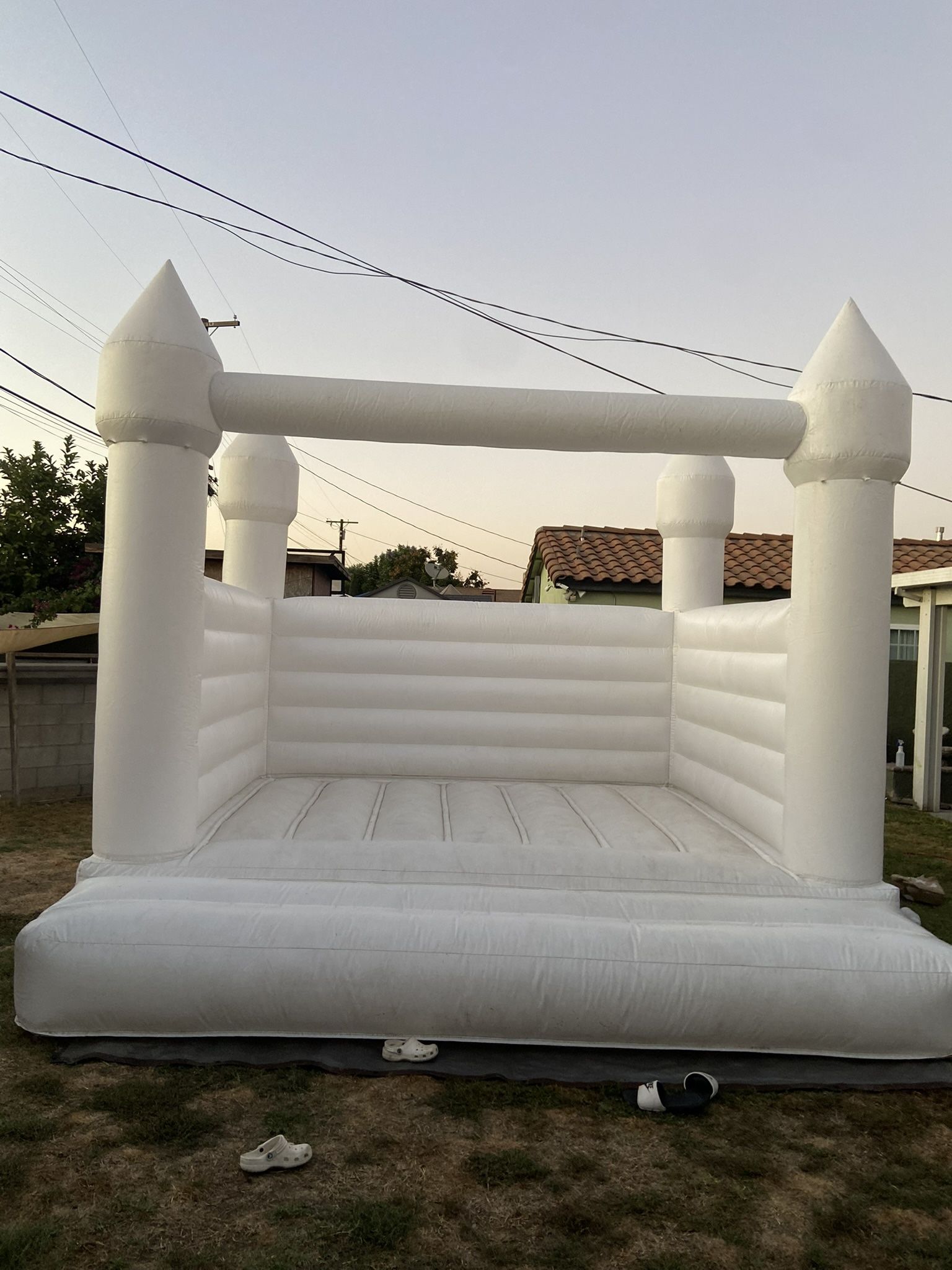 White Bounce House 