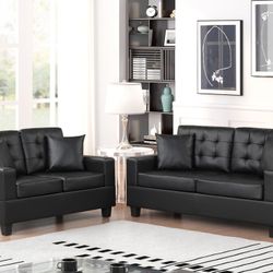 HH7855 - Sofa & Loveseat Set😍 Financing With $39 💰