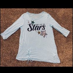 Girls size 14/16 Shine like a star top