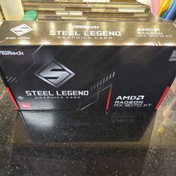 $850 OBO ASRock AMD Radeon RX 9070 XT Steel Legend Dark 16GB GDDR6 256-bit