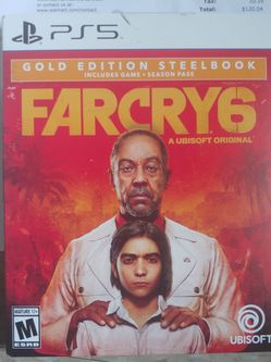 PS5 Far Cry 6 Gold Steelbook Edition Sealed/ Brand New