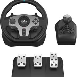 PXN Steering wheel, pedals, and shifter 