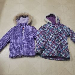 snow jackets girls sizes new and used